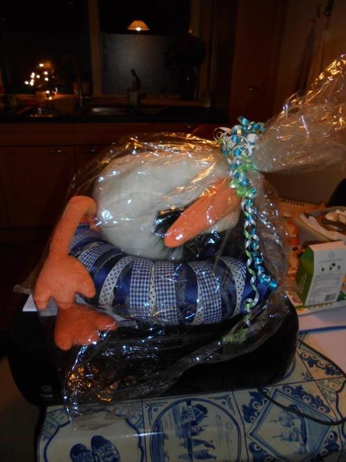 geboortekrans 40 cm met ooievaar, Kinderen en Baby's, Kraamcadeaus en Geboorteborden, Nieuw, Ophalen of Verzenden