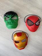 Maskers spiderman, de hulk, iron man, Kinderen en Baby's, Carnavalskleding en Verkleedspullen, Ophalen of Verzenden, Zo goed als nieuw
