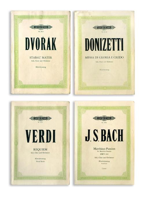 Koorpartituren (ook los te koop), Muziek en Instrumenten, Bladmuziek, Gebruikt, Overige soorten, Klassiek, Koor, Zang, Ophalen of Verzenden