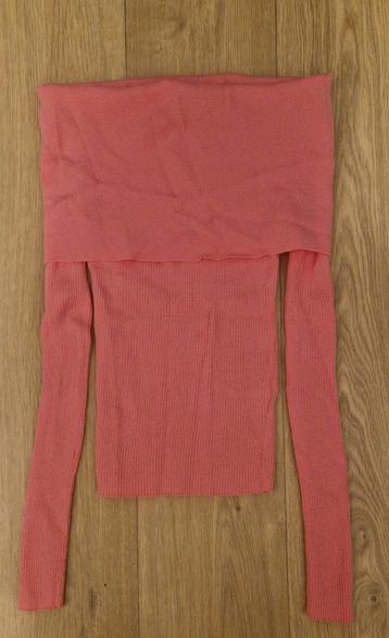 Zara roze offshoulder top maat S Nieuw beschikbaar voor biedingen