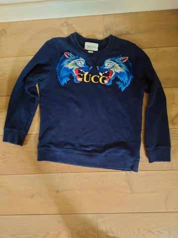 Gucci Heren Sweatshirt met wolven koppen, mt M, nette staat! beschikbaar voor biedingen