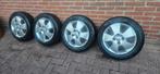 Originele TOYOTA AYGO Lichtmetalen velgen 14inch inc. Banden, Ophalen, 14 inch, 155 mm, Zomerbanden