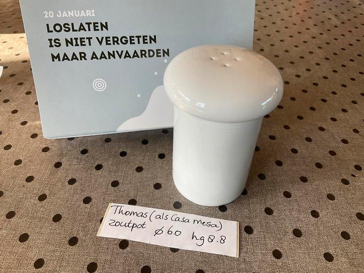 Thomas( als casa mesa ) zoutstrooier, Huis en Inrichting, Keuken | Servies, Zo goed als nieuw, Bord(en), Overige stijlen, Porselein