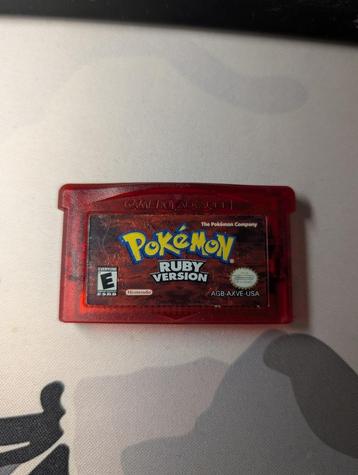 Pokemon ruby beschikbaar voor biedingen