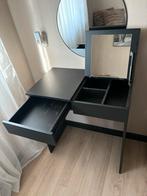 Ikea Brimnes kaptafel met spiegel, Huis en Inrichting, Tafels | Kaptafels, Ophalen, Gebruikt, 50 tot 100 cm, Minder dan 100 cm