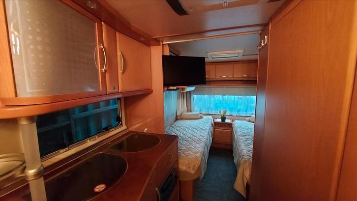 Fendt Diamant 510 TG, Caravans en Kamperen, Caravans, tot en met 4, 1250 - 1500 kg, Rondzit, Fendt, 2 aparte bedden, 5 tot 6 meter