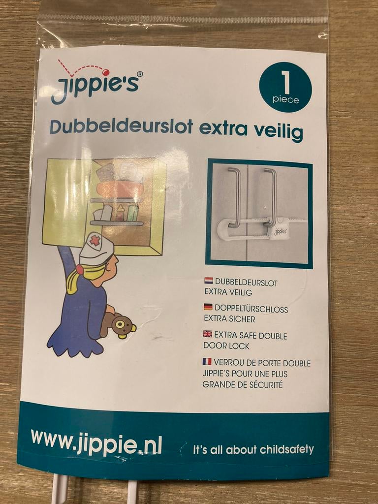 Dubbel deur slot Jippie, Kinderen en Baby's, Overige Kinderen en Baby's, Ophalen of Verzenden, Nieuw