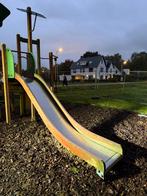 Roestvrijstalen Glijbaan - Speeltuin, Kinderen en Baby's, Speelgoed | Buiten | Speeltoestellen, Ophalen, Gebruikt, Glijbaan, Aanbouwonderdeel