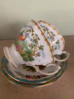 Twee kop en schotels van Royal Albert “Chelsea Bird”, Ophalen