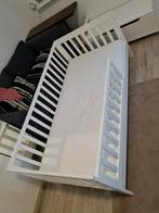 Witte peuterbed inclusief matras, Gebruikt, 70 tot 85 cm, Matras, 140 tot 160 cm