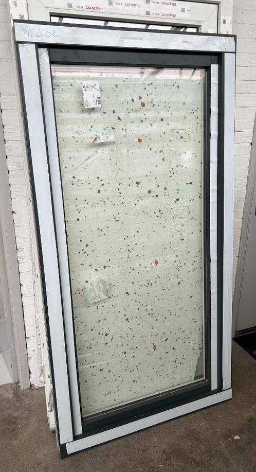 Draaikiepraam 99 x 190 cm Links Antraciet 7016 Alu kunststof, Doe-het-zelf en Verbouw, Kozijnen en Schuifpuien, Nieuw, Raamkozijn