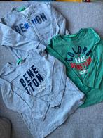 Set maat 98 united Colors of Benetton 1 x vest 2 x l. Sleeve, Ophalen of Verzenden, Gebruikt, Maat 98
