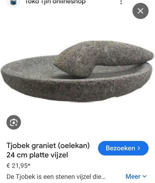 Platte vijzel en reuze pan, Huis en Inrichting, Keuken | Potten en Pannen, Gebruikt, Kookpan of Snelkookpan, Overige materialen