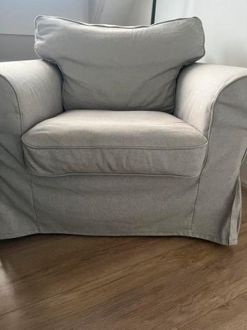 Grijze Ektorp Ikea fauteuil - afbeelding 3