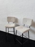 Set van 2 Stijlvolle Krukken, 60 tot 90 cm, Ophalen of Verzenden, Zo goed als nieuw, Metaal