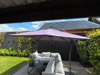 Gratis: Zweefparasol 250x250cm antraciet, Tuin en Terras, Ophalen, Gebruikt, 2 tot 3 meter, Zweefparasol