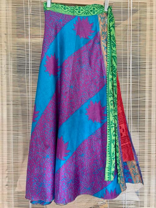 Zomerse '80s wikkelrok, diverse kleuren, one size fits all, Kleding | Dames, Rokken, Nieuw, Maat 38/40 (M), Overige kleuren, Onder de knie