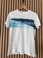 Jack & Jones heren t-shirt S – wit met logo, Verzenden, Wit, Gedragen, Jack & Jones