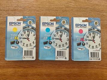 Epson cartridges 27XL  beschikbaar voor biedingen
