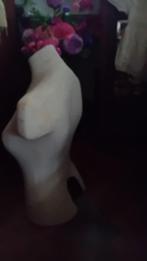 Brocante vintage oude paspop dames buste, Antiek en Kunst, Ophalen