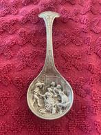 Antieke verzilverde souvenirlepel NELLE, Antiek en Kunst, Ophalen of Verzenden