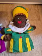2x zwarte piet handpop 27 cm, Ophalen of Verzenden