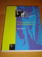 Psychologie van de adolescentie, Boeken, Ophalen of Verzenden, Zo goed als nieuw, HBO