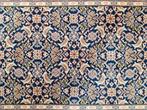 Vintage Perzisch wol Bechir vloerkleed loper blue 85x246cm, Persian Perzisch vintage oosters hype, Crème, 200 cm of meer, Zo goed als nieuw