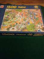 Jan van Haasteren Puzzel - De Buren 1500 stukjes, Ophalen of Verzenden, 500 t/m 1500 stukjes, Zo goed als nieuw, Legpuzzel