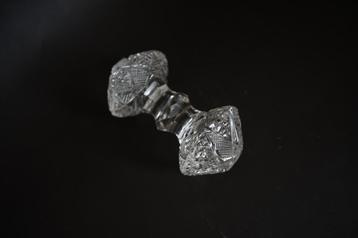 vintage antiek geslepen messenlegger kristal glas waaier beschikbaar voor biedingen