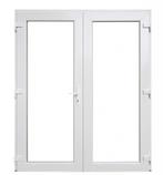 Dubbele deur Antraciet b180 x h215 RAL7016, Niet ingevuld, Kunststof, 120 cm of meer, Niet ingevuld