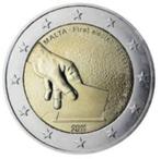 2 euro Malta “1e Vertegenwoordiging 1849’’ UNC 2011, Postzegels en Munten, Munten | Europa | Euromunten, 2 euro, Malta, Losse munt