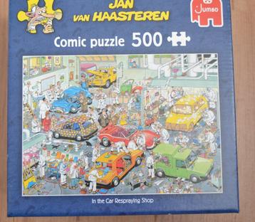Comic puzzel Jan van Haasteren - in the car respraying shop beschikbaar voor biedingen