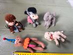 Vintage Wol Beestjes - Set van 5, Ophalen of Verzenden, Gebruikt, Overige typen