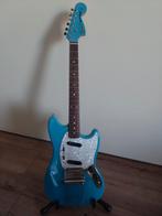 Fender MIJ Traditional '70s Mustang RW California Blue, Ophalen, Gebruikt, Solid body, Fender