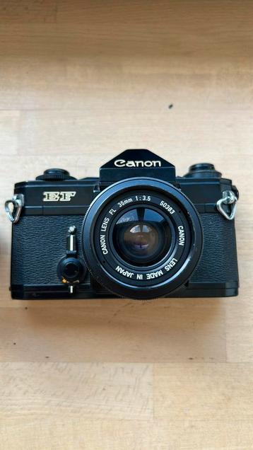 Canon EF + 2 Canon FL lenzen 50&35mm beschikbaar voor biedingen