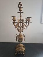Prachtige 5-armige kandelaar, fraai bewerkt, Antiek en Kunst, Ophalen of Verzenden, Koper of Brons