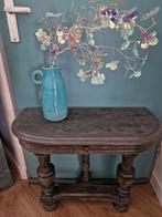 Vintage Bijzettafel met Lade - gerestyled, Ophalen