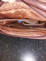 Schouder Tas UNI bruin DIK LEER met riem NIEUW 28x22x7cm, Overige merken, Bruin, Nieuw, Ophalen of Verzenden