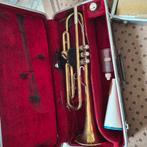 Trompet met koffer, Muziek en Instrumenten, Blaasinstrumenten | Trompetten, Ophalen, Gebruikt, Overige typen, Met koffer