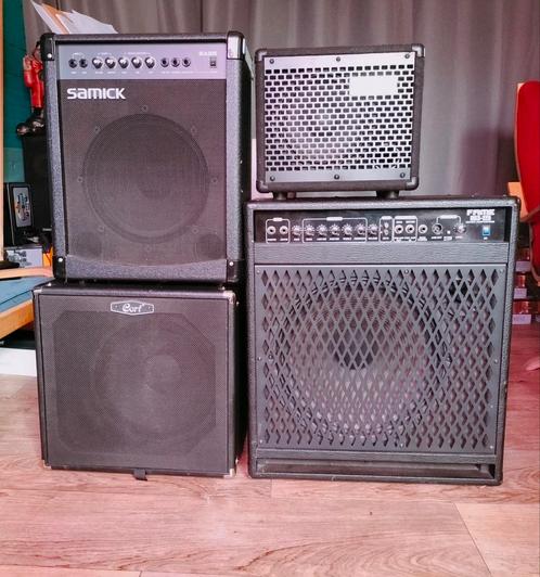 Verschillende basversterkers, Muziek en Instrumenten, Versterkers | Bas en Gitaar, Gebruikt, Basgitaar, 100 watt of meer, Ophalen