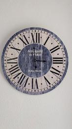 Grote Wandklok - 60cm Diameter, Ophalen, Zo goed als nieuw, Analoog, Wandklok
