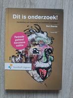 Dit is onderzoek, Boeken, Ophalen of Verzenden, Zo goed als nieuw