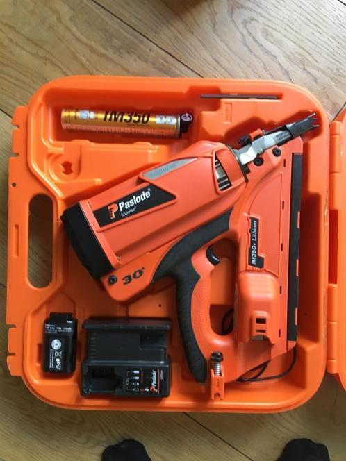 Paslode - IM350+ - spijkermachine, Doe-het-zelf en Verbouw, Gereedschap | Handgereedschap, Zo goed als nieuw, Ophalen