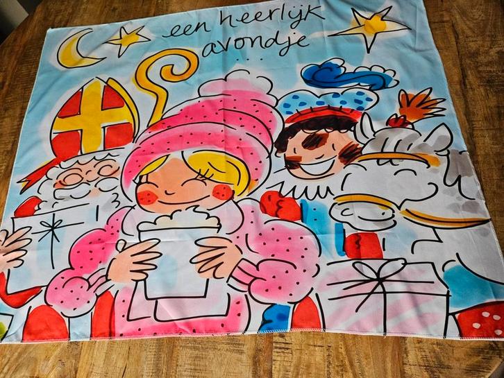 Grote Sinterklaas vlag - 92x72 cm, Diversen, Sinterklaas, Nieuw, Ophalen of Verzenden