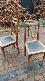 houten antieke stoeltjes, Ophalen