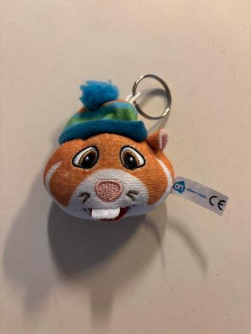AH Hamster Sleutelhanger als nieuw met muts! beschikbaar voor biedingen