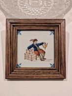 Oudhollandse tegel van Tichelaar in lijst, Ophalen of Verzenden