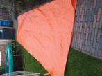 Afdekzeil oranje 3.5x5.5 m, Doe-het-zelf en Verbouw, Ophalen, Gebruikt, 15 m² of meer, Zeil