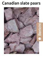 Canadian slate paars 5 m2, Tuin en Terras, Grind, Keien en Split, Ophalen, Zo goed als nieuw, Overige materialen, Split